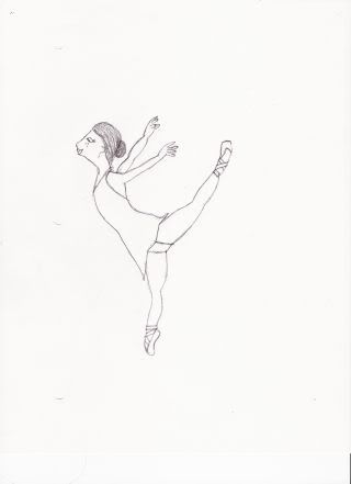 dance.net - How to draw a ballerina!! Instructions inside (4088295